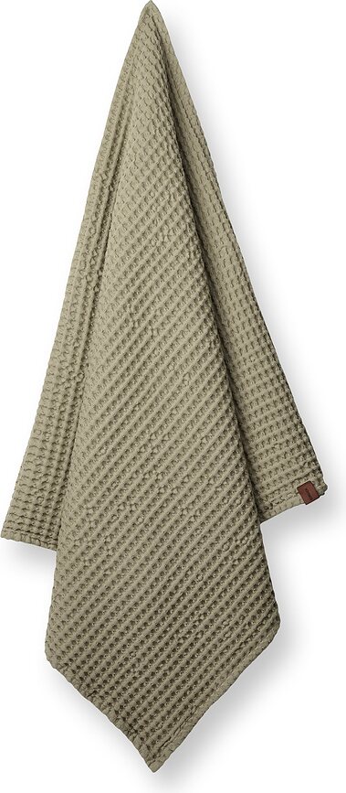 Badehåndklæde Humdakin Waffle 70 x 135 cm lysegrøn