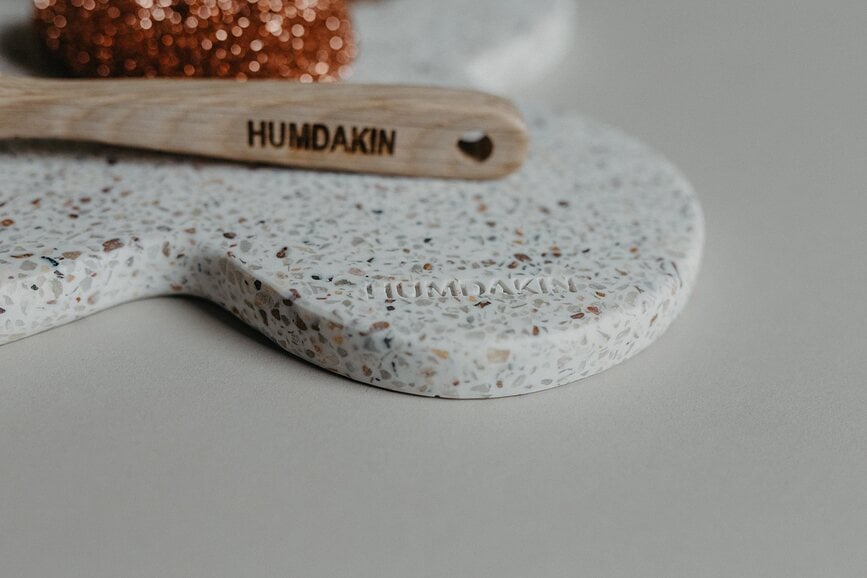 Bandeja decorativa Humdakin Milan Terrazzo, beige