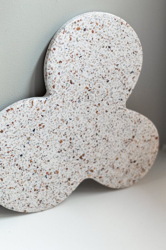 Bandeja decorativa Humdakin Milan Terrazzo, beige