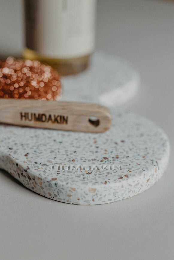 Bandeja decorativa Humdakin Milan Terrazzo, beige