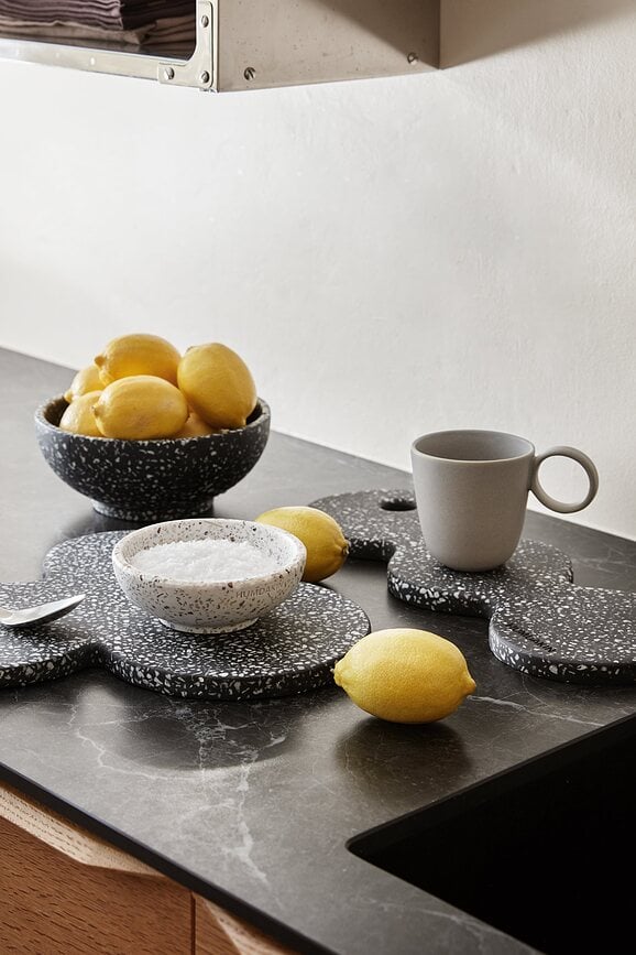 Bandeja decorativa Humdakin Milan Terrazzo, beige