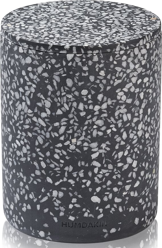 Bote de almacenamiento de terrazo Humdakin Bologna, beige, con tapa