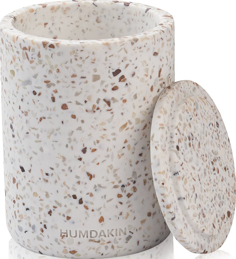 Contenedor de terrazzo Humdakin Lucca, con tapa