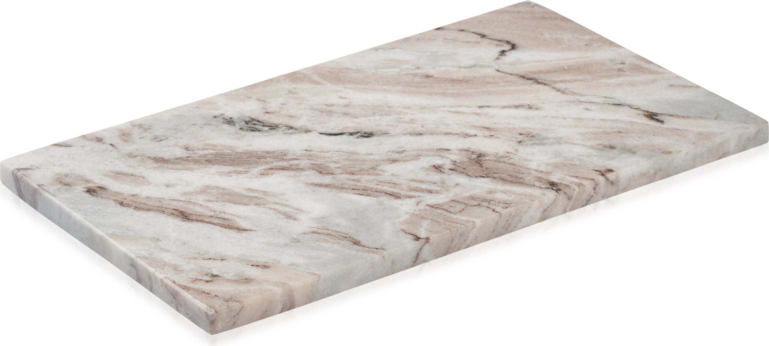 Deska do serwowania Humdakin Hanstholm Marble 25 x 35 cm brązowa