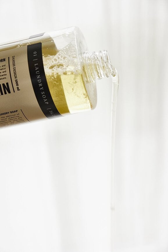 Jabón Líquido para Ropa Humdakin, semilla de algodón y rosa silvestre, 1 l