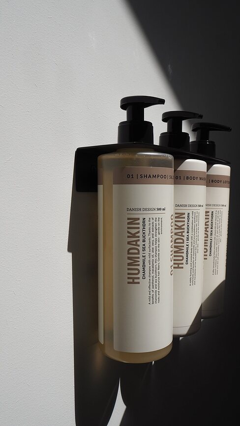 Gel de Ducha con manzanilla y espino amarillo Humdakin, 30 ml