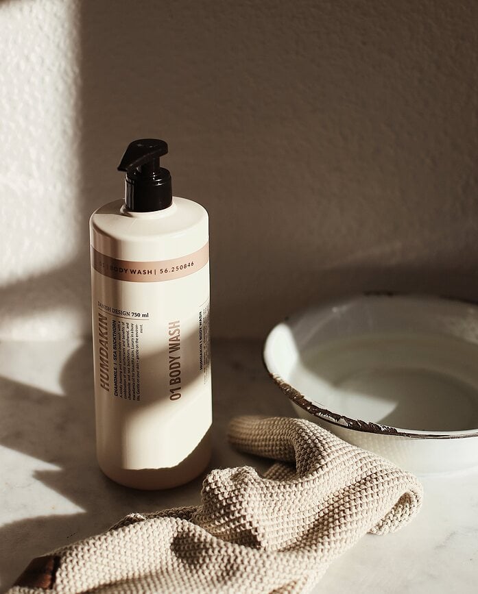 Gel de Ducha con manzanilla y espino amarillo Humdakin, 30 ml