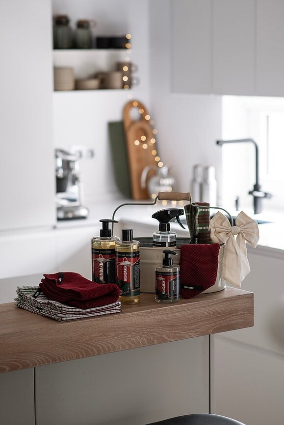 Humdakin 73 Christmas Kuhinjske Krpe karirane bež 45 x 70 cm 2 kom.