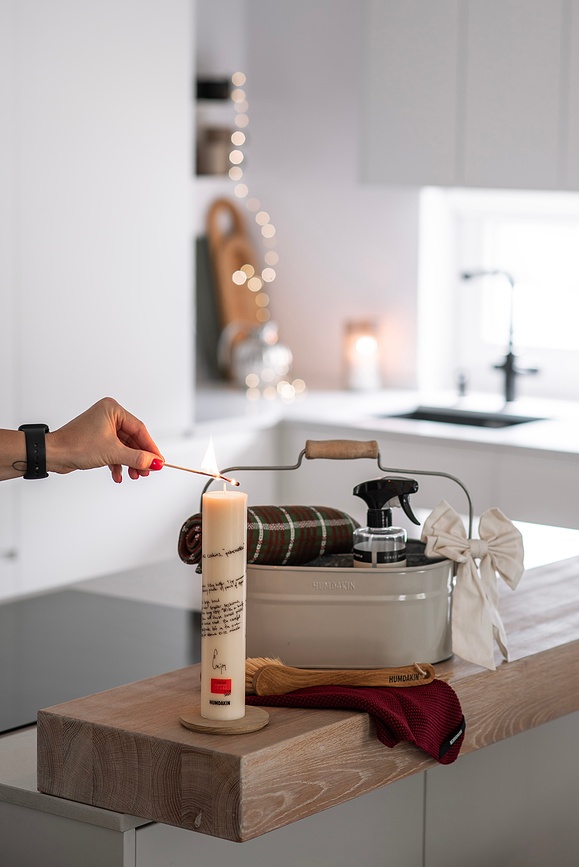 Humdakin 83 Knitted Christmas ΠΕΤΣΕΤΑ ΚΟΥΖΙΝΑΣ, 45 x 70 εκ., κόκκινη