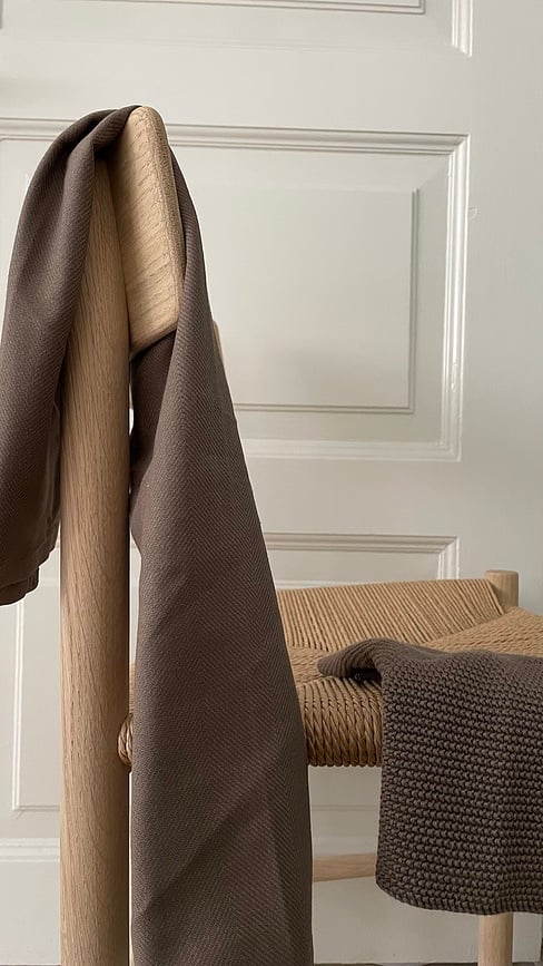 Humdakin 83 Knitted Kitchen Cloth 45 x 70 cm, brown