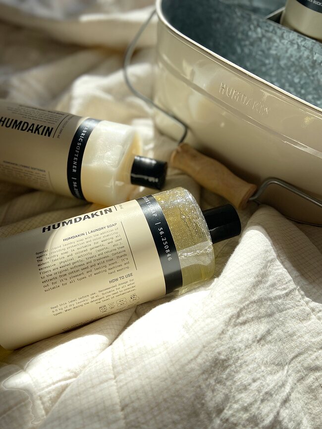 Humdakin Adoucissant, Graine de coton et Rose sauvage, 1000 ml