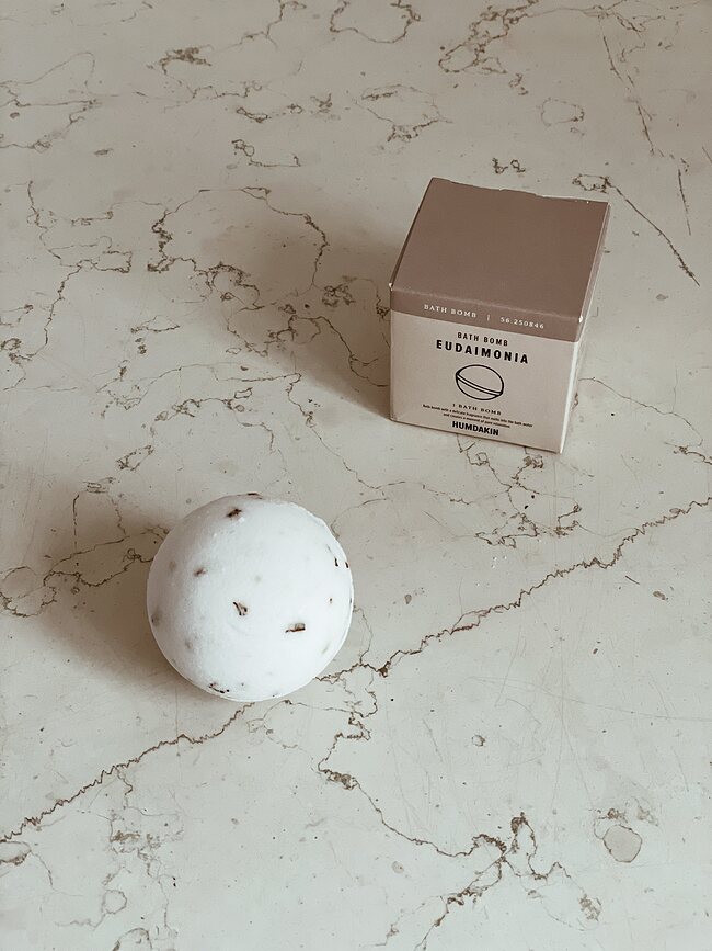 Humdakin Bombe de Bain, Pivoine et Rose