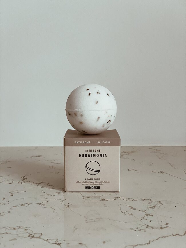 Humdakin Bombe de Bain, Pivoine et Rose