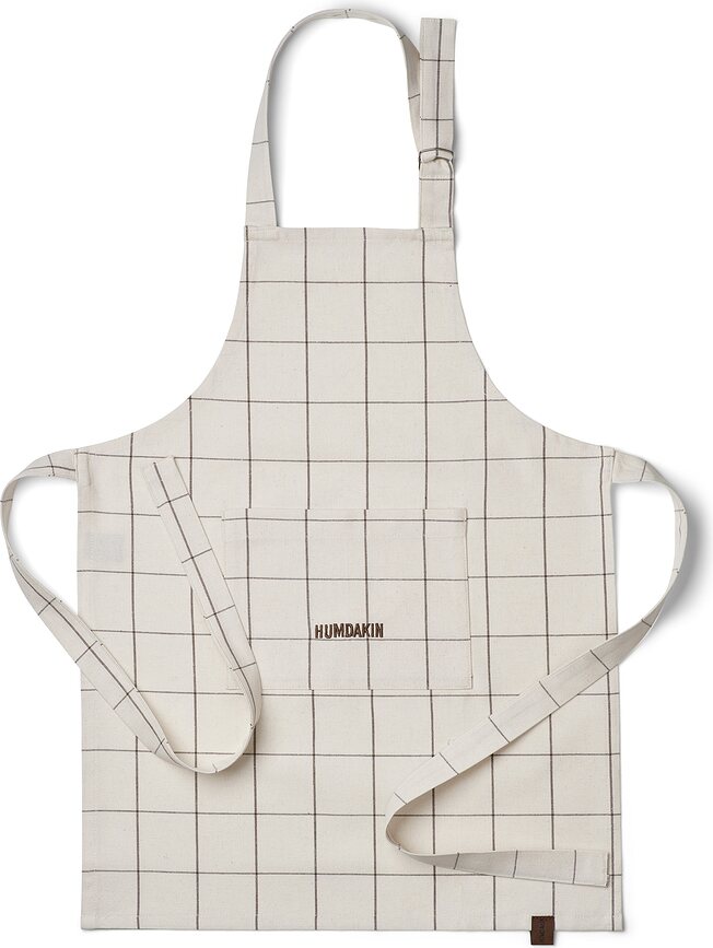 Humdakin Check Tablier Enfant, marron