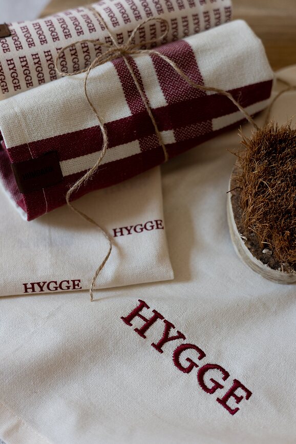 Humdakin Check Torchons de cuisine, rouges, Lot de 2