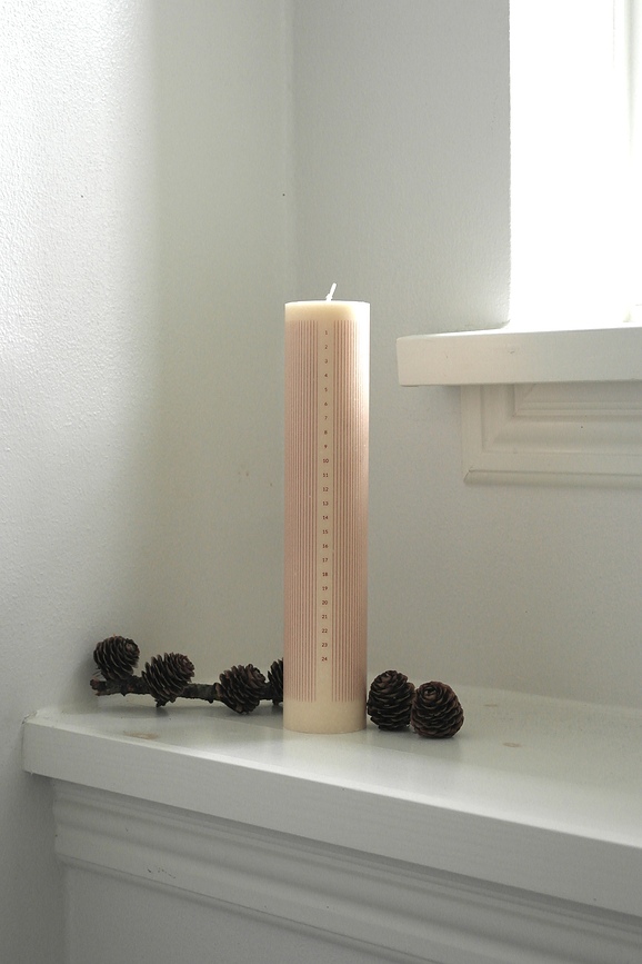 Humdakin Christmas Bougie 25 cm, marron