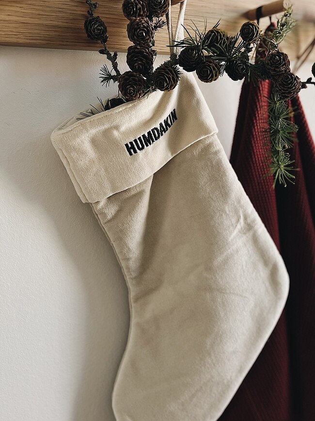 Humdakin Christmas Božična Nogavica, bež