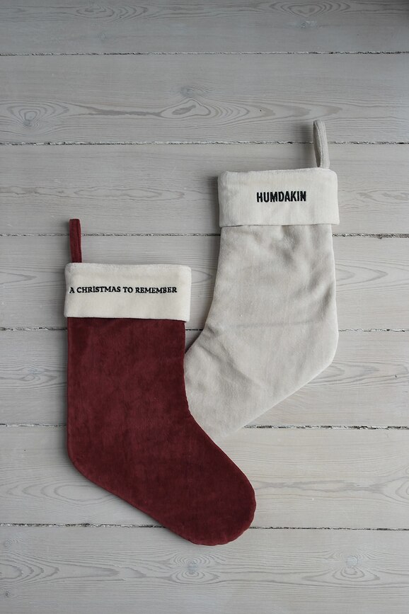 Humdakin Christmas Chaussette de Noël, marron