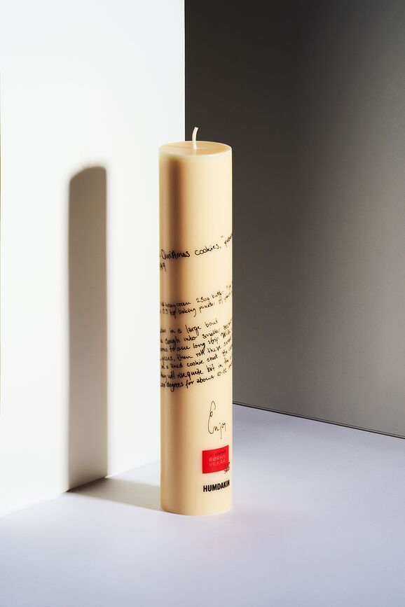 Humdakin Christmas Recipe of Traditions Κερί, 25 εκ.