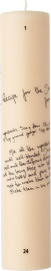 Humdakin Christmas Recipe of Traditions Κερί, 25 εκ.