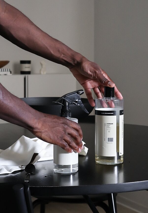 Humdakin Cleaning Kit Set de Nettoyage, nettoyant universel, avec flacon pulvérisateur, Set 2 pièces