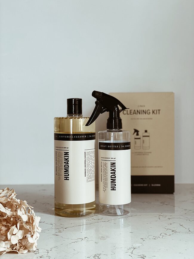 Humdakin Cleaning Kit Σετ Καθαρισμού, καθαριστικό γενικής χρήσης, με μπουκάλι ψεκασμού, 2 τμχ