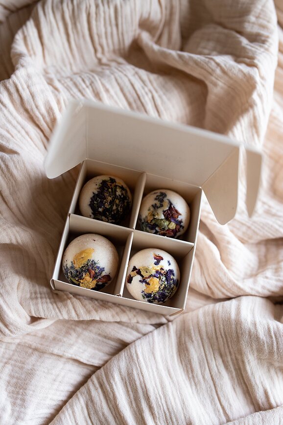 Humdakin Creamer Μπάλες Μπάνιου, 4 τμχ