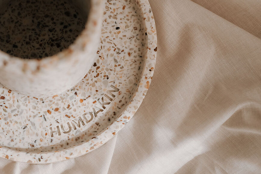 Humdakin Δίσκος διακοσμητικός Terrazzo, 20 cm, μπεζ