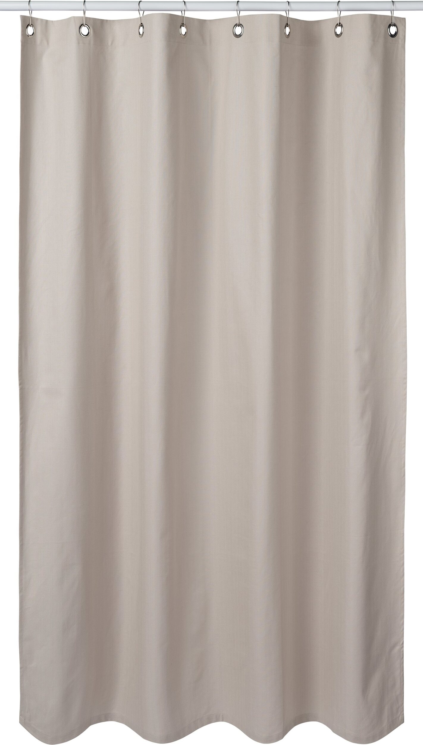 Humdakin Duschvorhang 150 x 200 cm beige