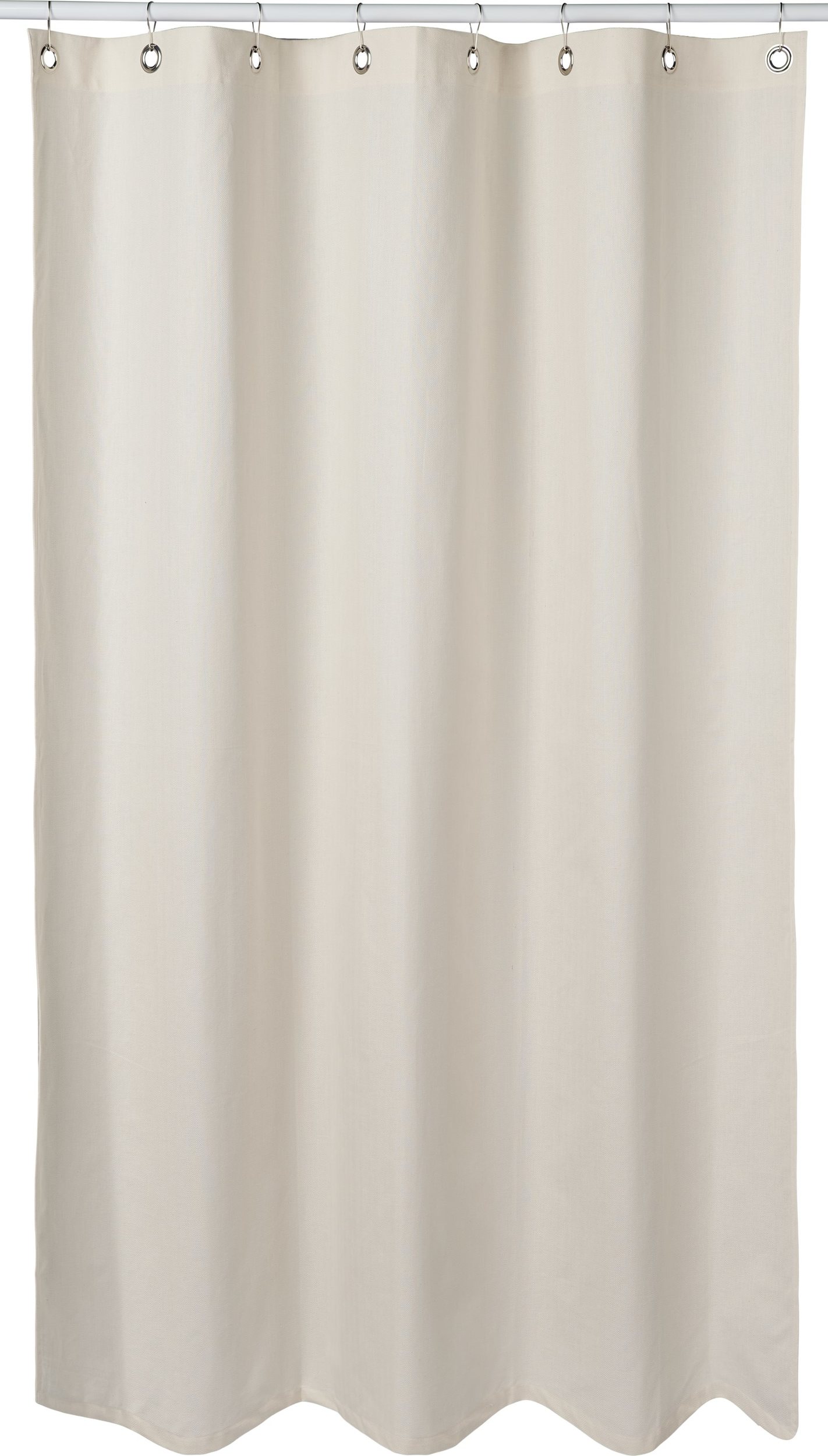 Humdakin Duschvorhang 150 x 200 cm cremefarbig