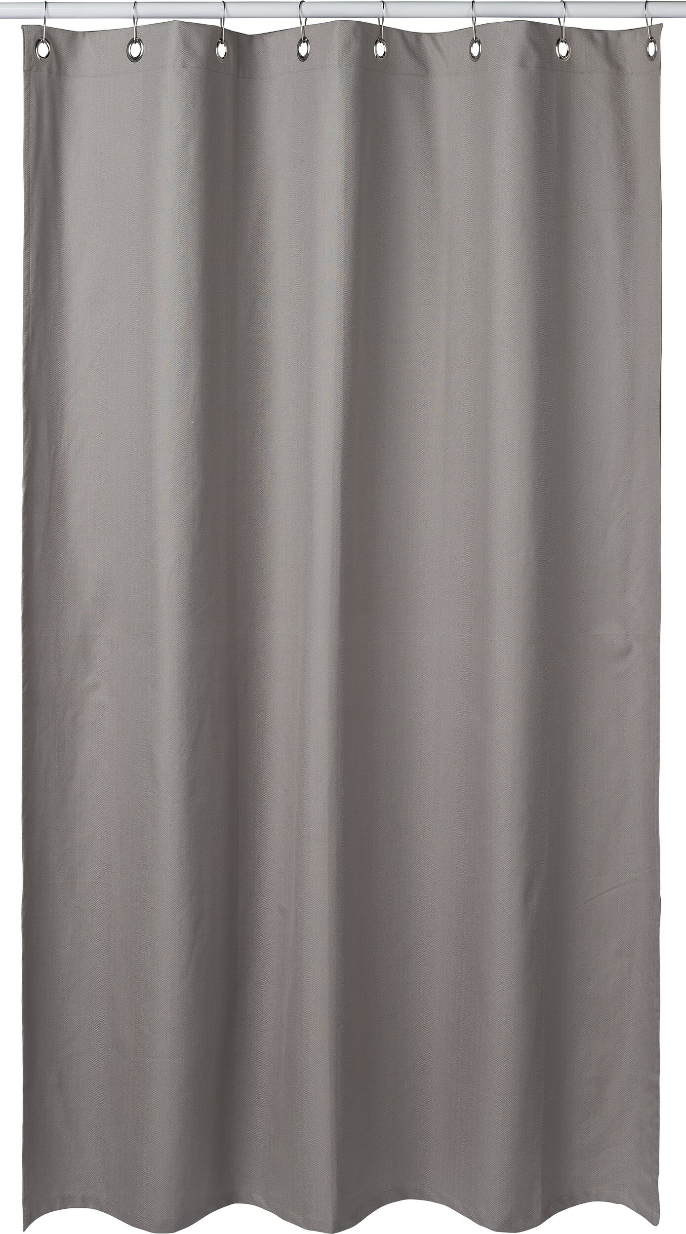 Humdakin Duschvorhang 150 x 200 cm grau