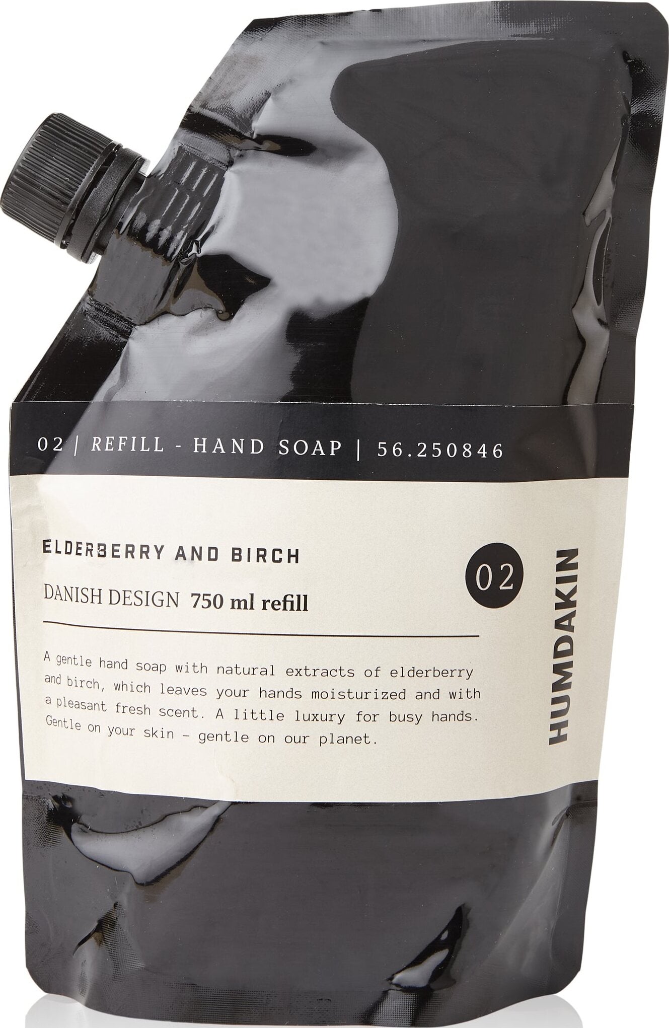 Humdakin Elderberry and Birch Nachfüller von Handseife 750 ml