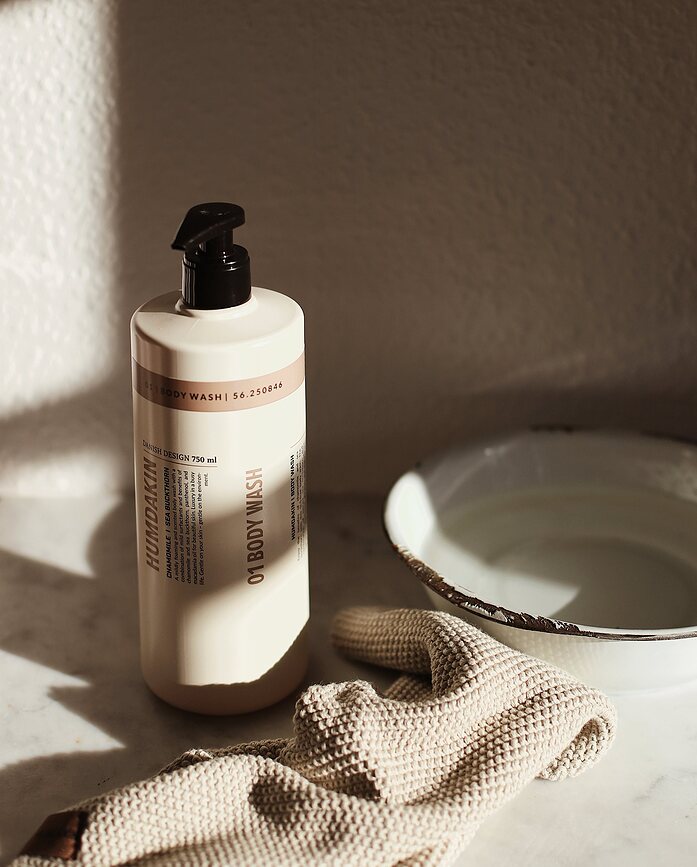 Humdakin Gel Douche Camomille et Argousier, 30 ml