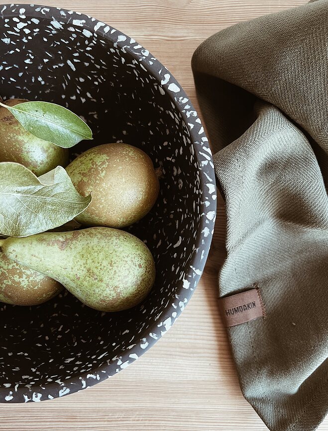 Humdakin Genova Bol 18 cm, Terrazzo, noir