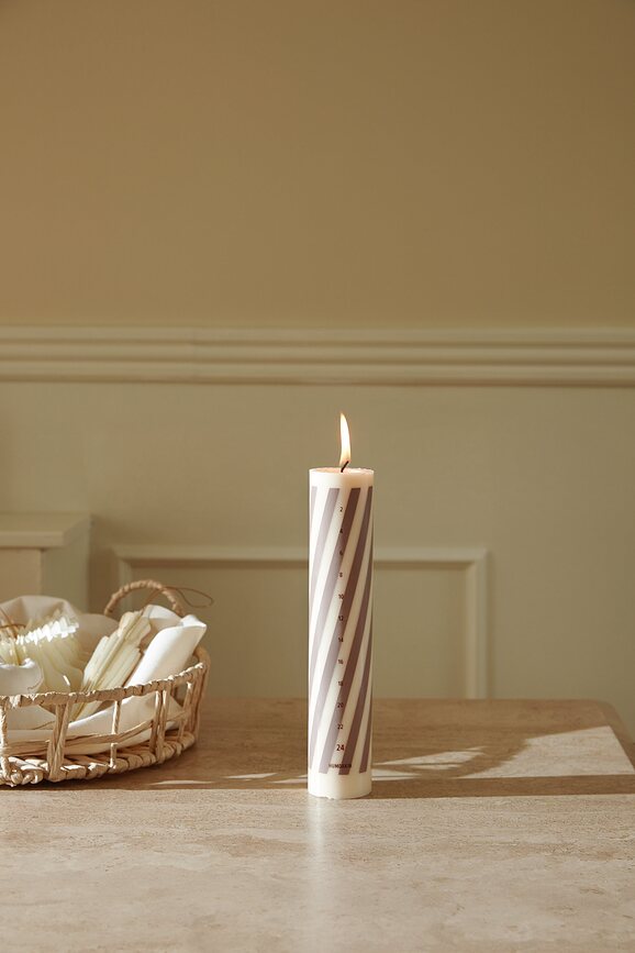 Humdakin Κερί, 25 cm, κόκκινο