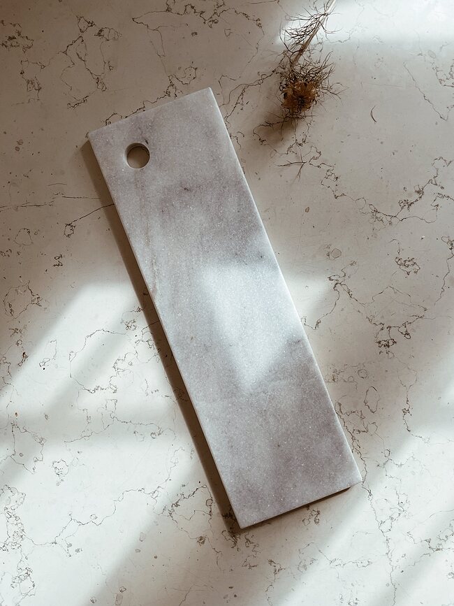 Humdakin Kerteminde Daska za posluživanje mramorna smeđa 14 x 45 cm