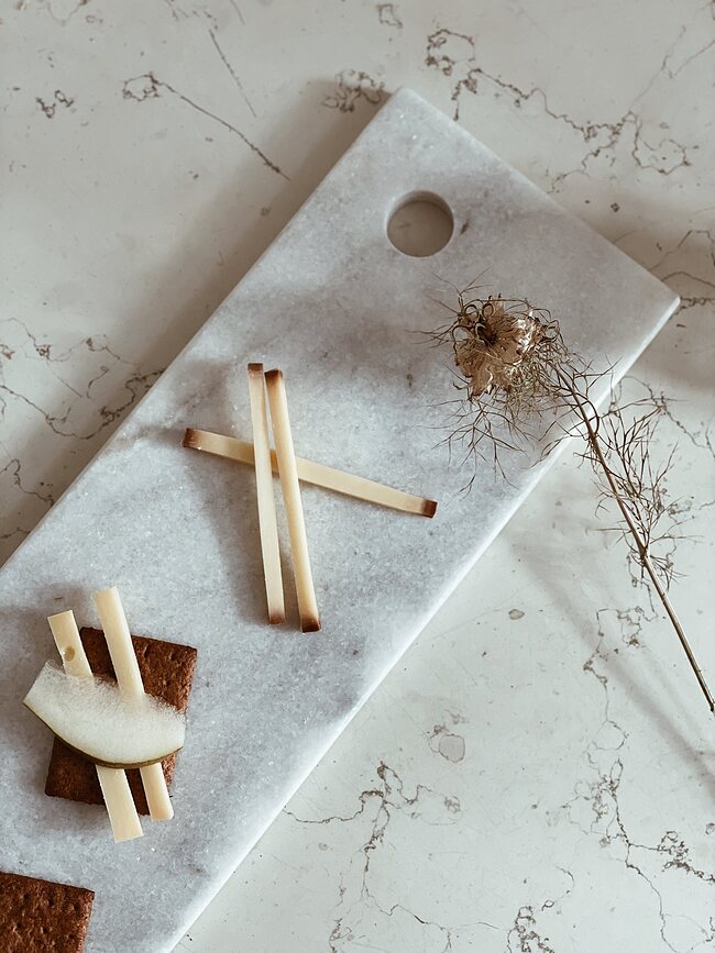 Humdakin Kerteminde Επιφάνεια Σερβιρίσματος, 14 x 45 εκ., μαρμάρινη, καφέ