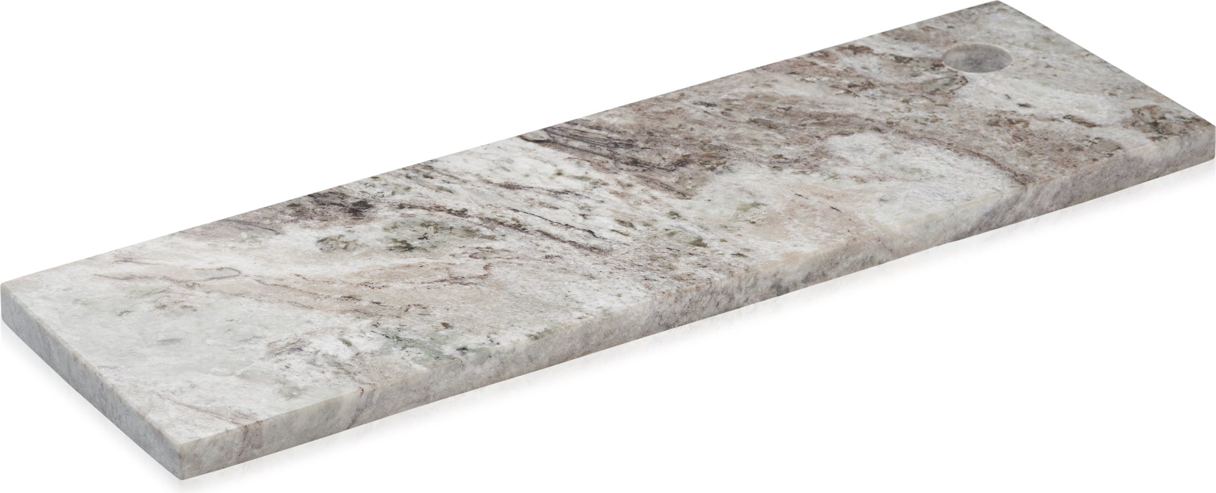 Humdakin Kerteminde Marble Servierbrett 14 x 45 cm braun