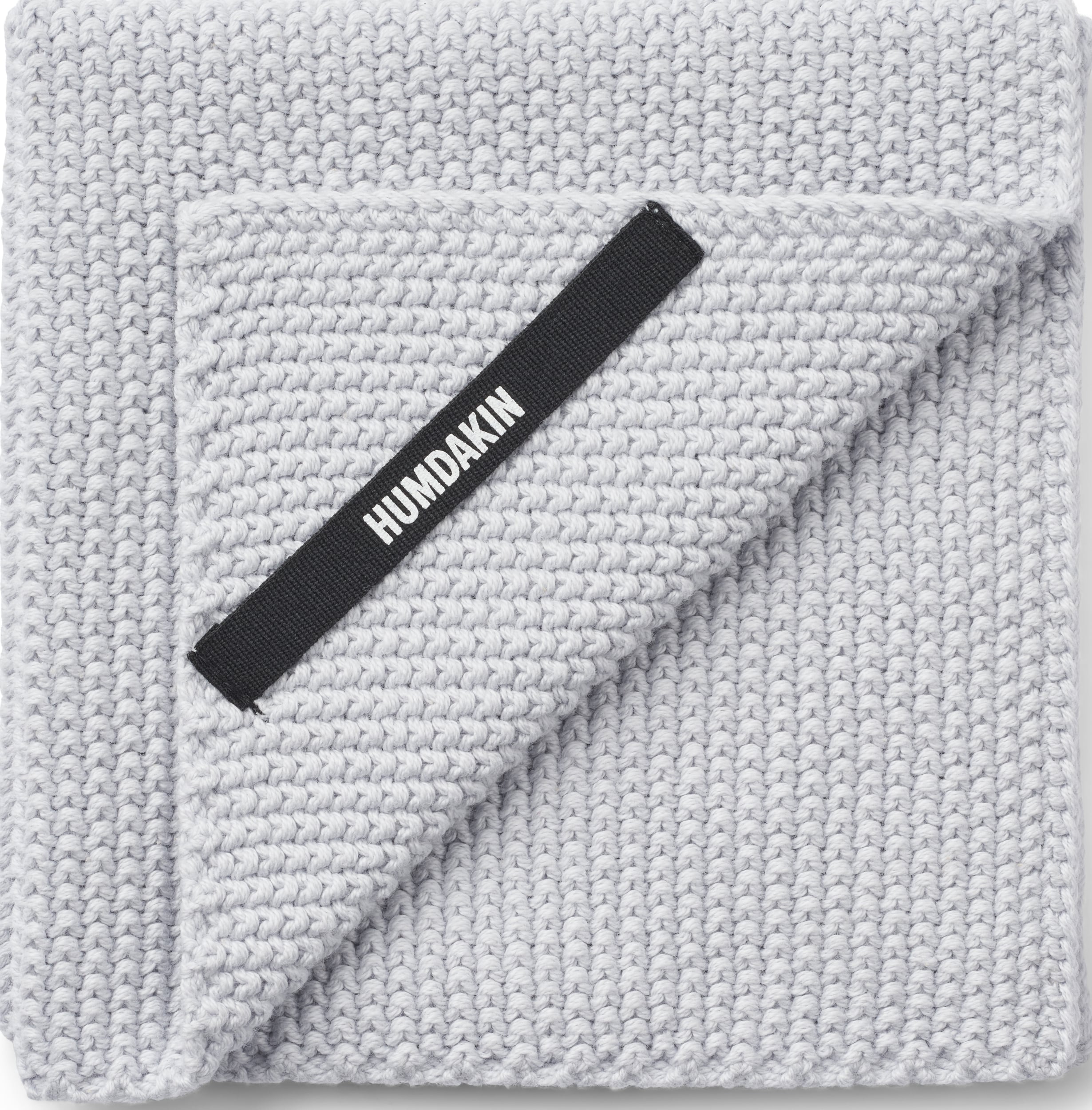 Humdakin Knitted Geschirrtuch 28 x 28 cm hellblau