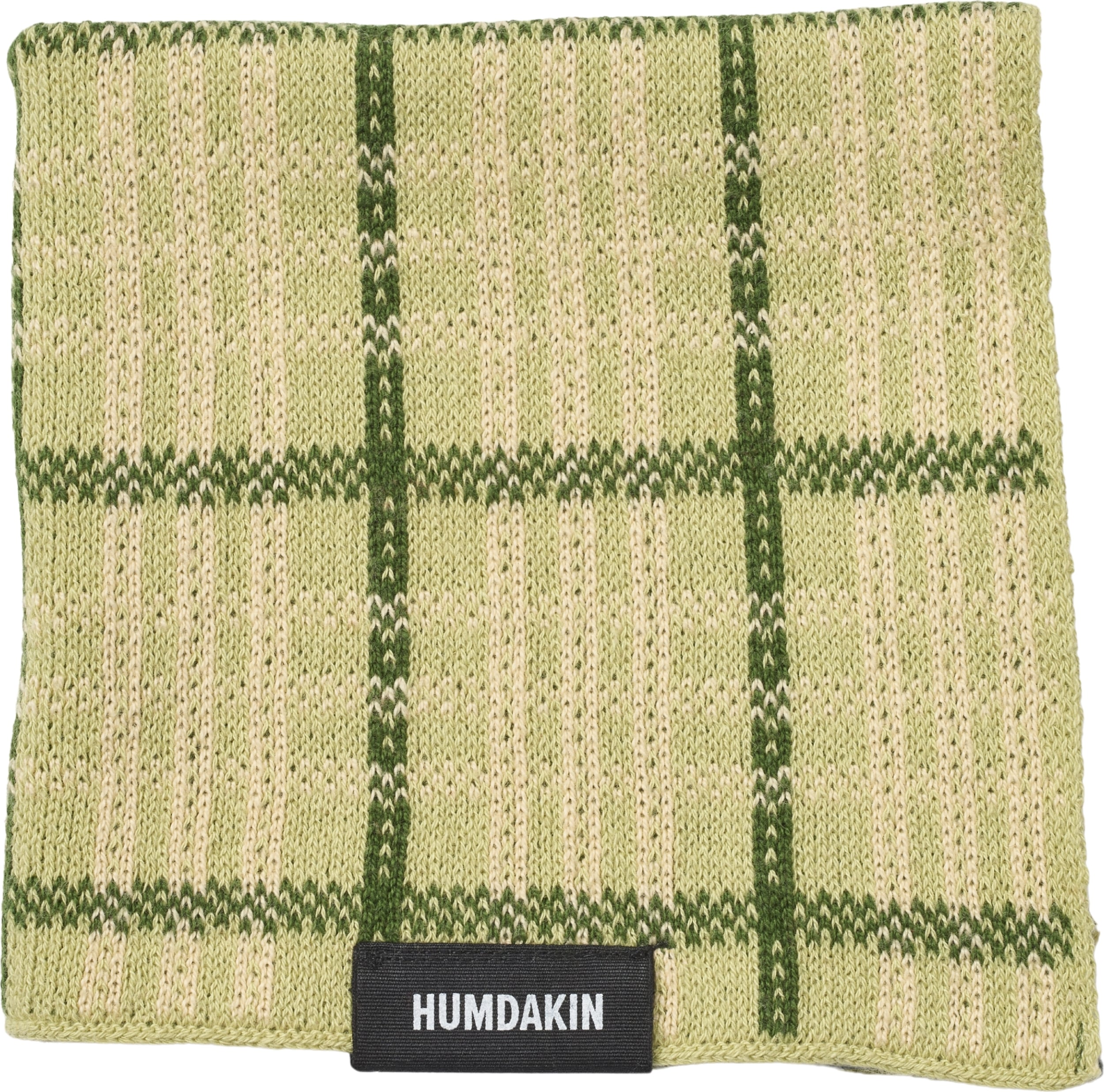Humdakin Knitted Geschirrtuch 28 x 28 cm kariert grün