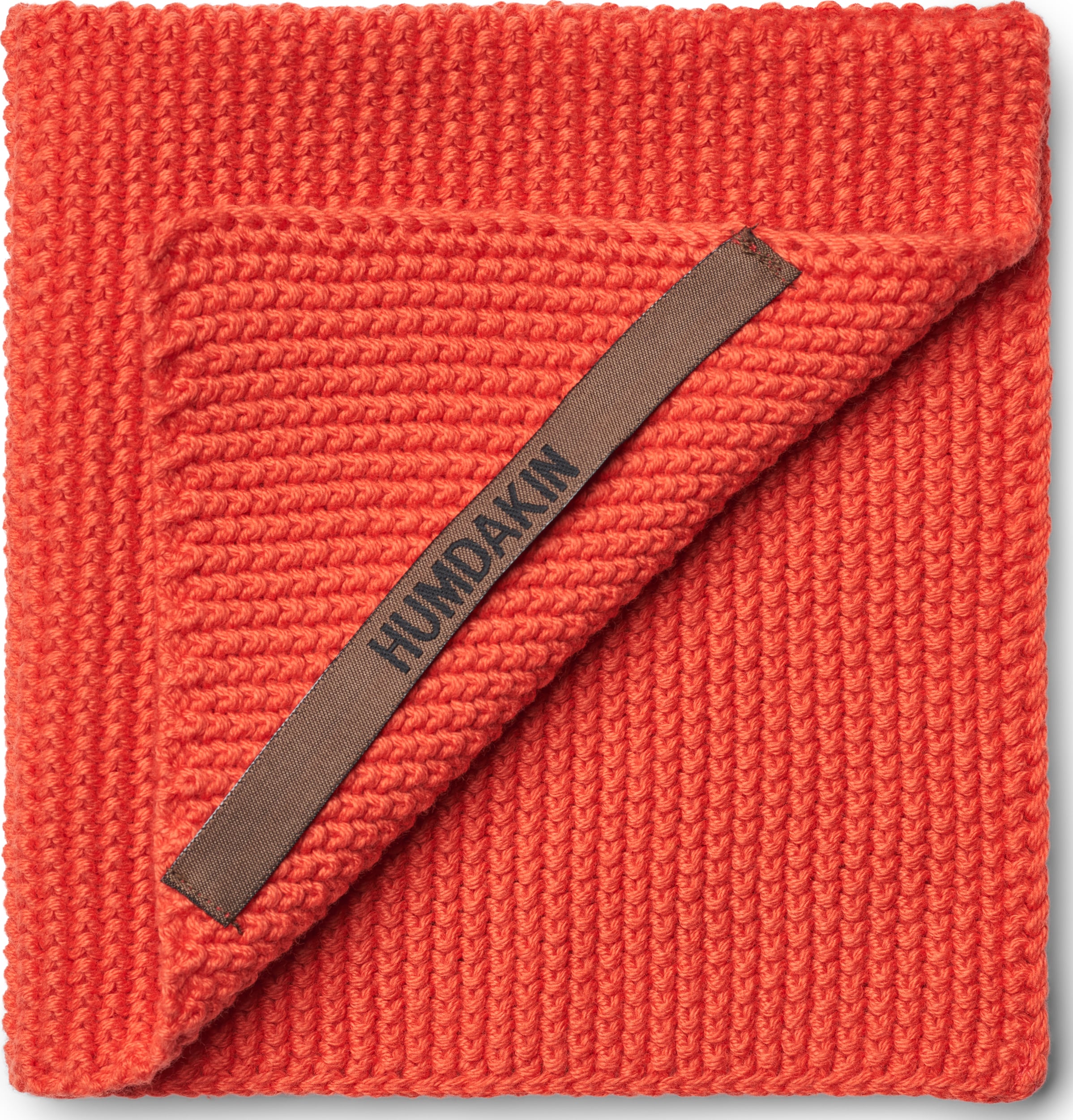 Humdakin Knitted Geschirrtuch 28 x 28 cm orangefarben