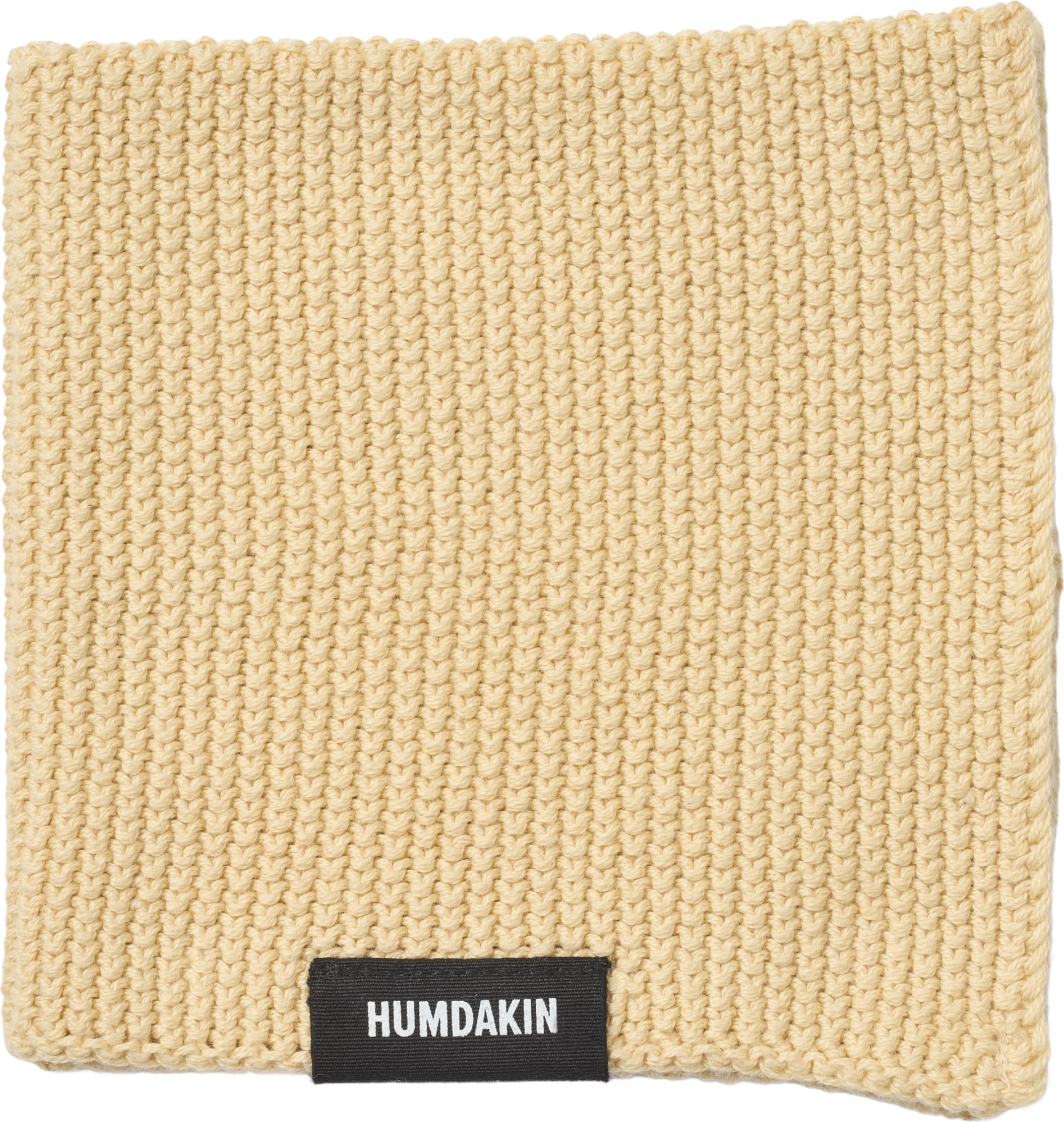 Humdakin Knitted Geschirrtuch 28 x 28 cm sandfarbig