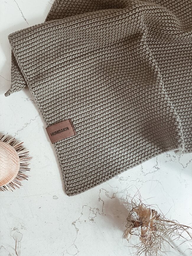 Humdakin Knitted Krpa 45 x 70 cm bež melanž