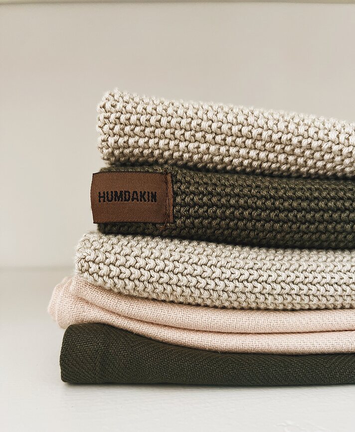 Humdakin Knitted Krpa 45 x 70 cm bež melanž