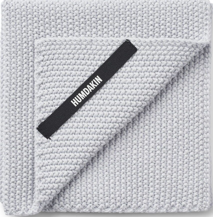 Humdakin Knitted Krpa za posodo, 28 x 28 cm, svetlo modra