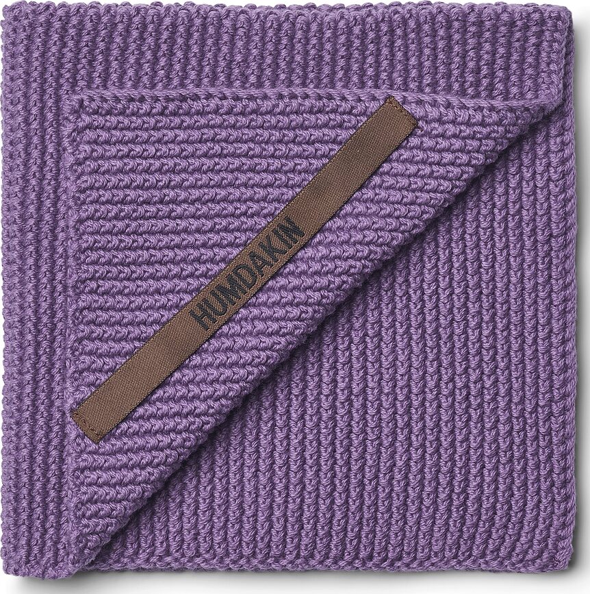 Humdakin Knitted Krpa za posuđe pletena 28 x 28 cm lila