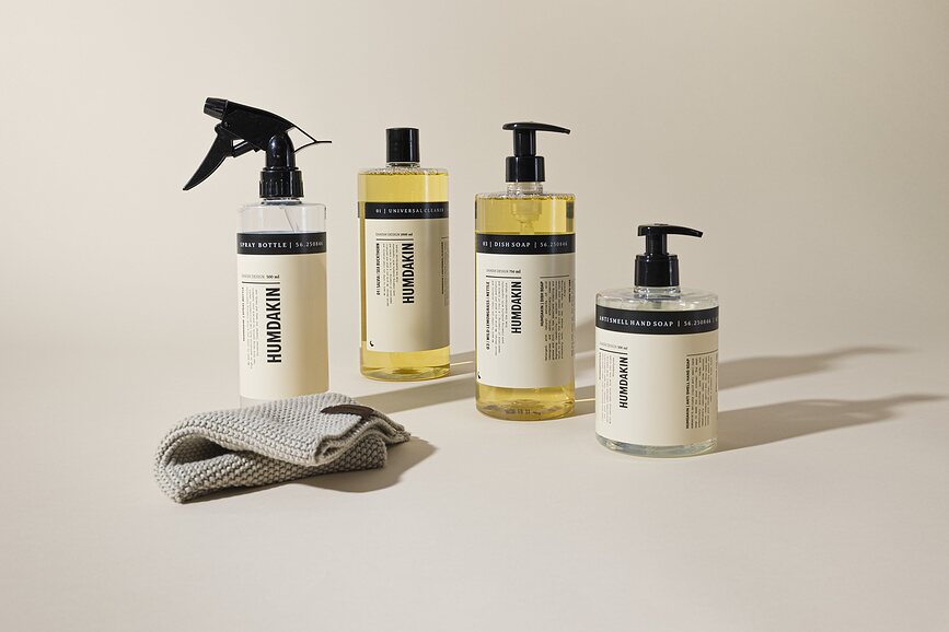 Humdakin Knitted Torchon de Cuisine 28 x 28 cm, mélange beige