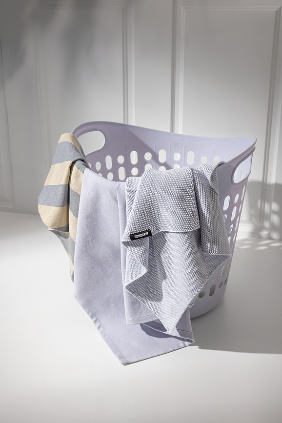 Humdakin Knitted Torchon de Cuisine, 45 x 70 cm, couleur charbon