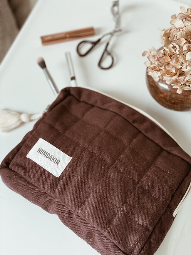 Humdakin Kozmetična torbica, 13 x 18 cm, kakavova