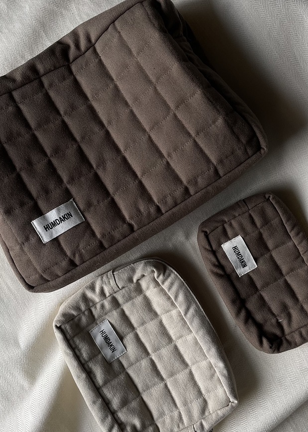 Humdakin Kozmetična torbica, 20 x 28 cm, rjava